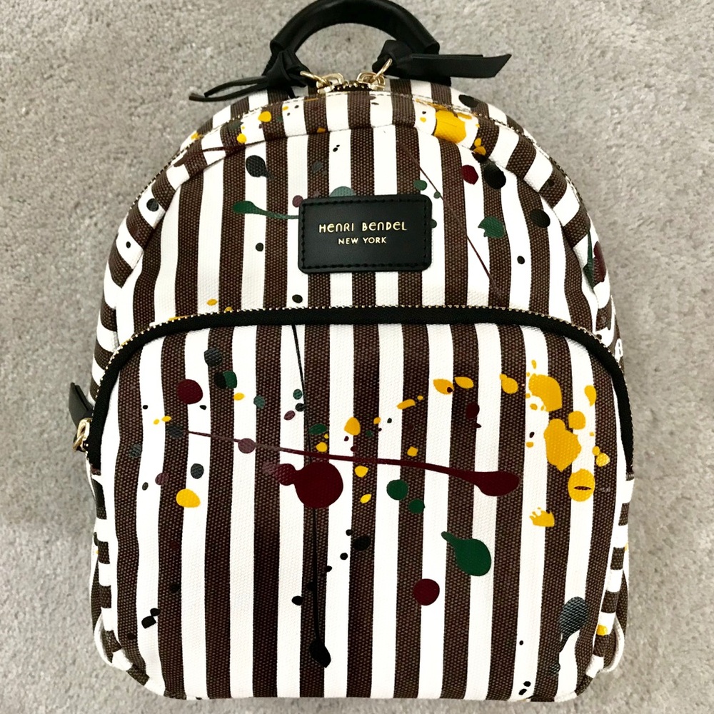 HENRI BENDEL Splatter Paint Mini Backpack